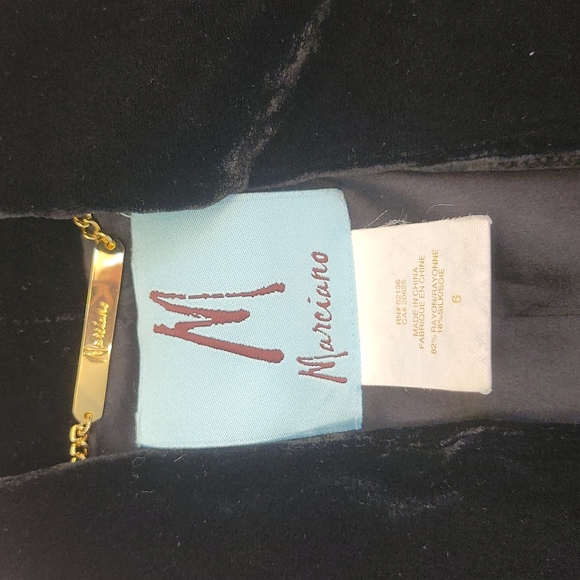 Marciano Black Velvet "real" Jacket Size 6 - Picture 9 of 12